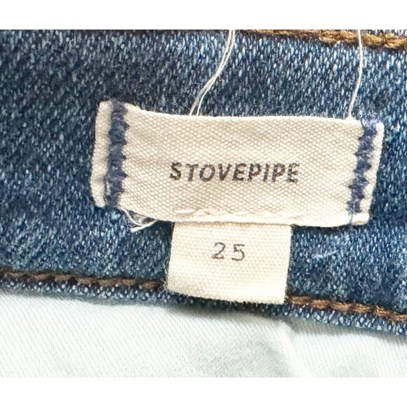 MADEWELL Stovepipe Hi Waisted Fair Trade Straight Leg Jeans Size 25 - Picture 7 of 8